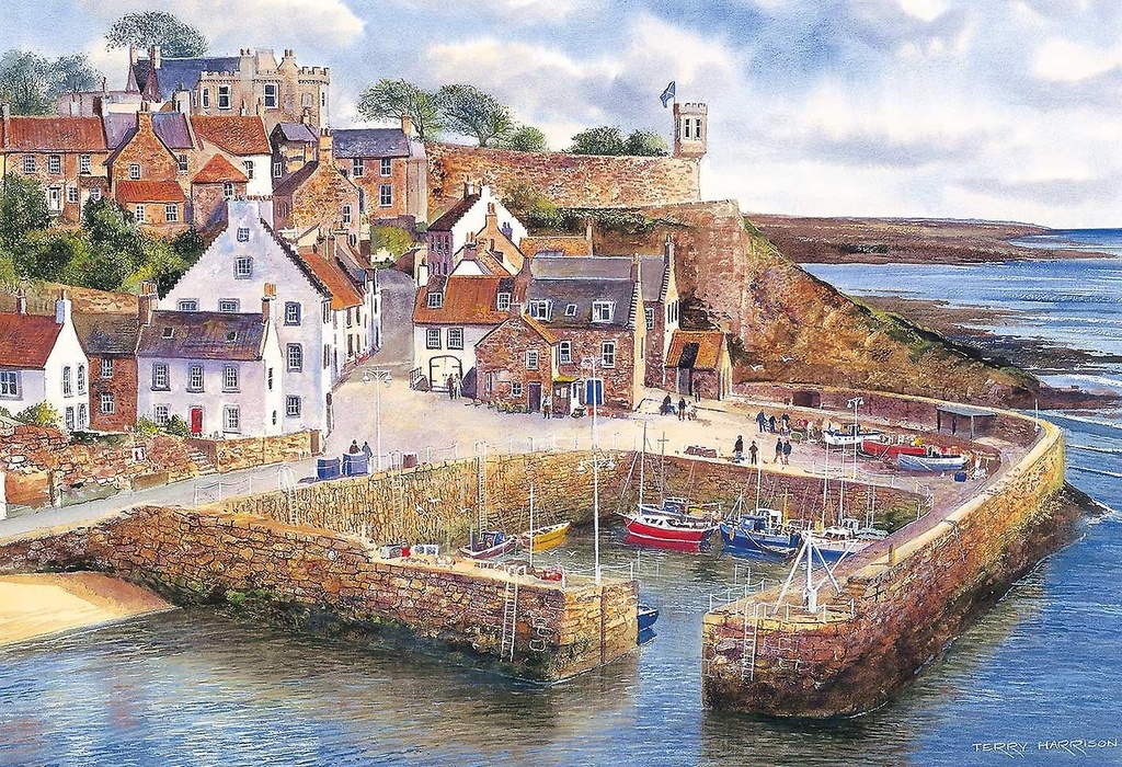 Puzzle 4x500 Pc Harbour Holidays Gibsons (Jigsaw)