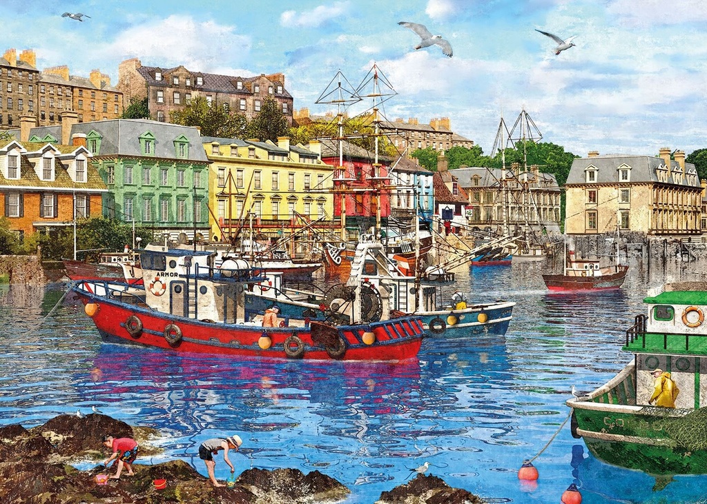 Puzzle Cobh Harbour 1000pc (Jigsaw)