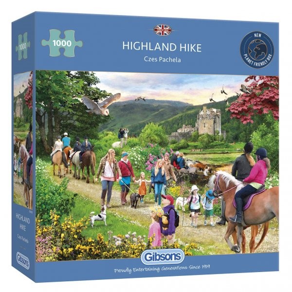 Puzzle 1000 Pc Highland Hike Gibsons (Jigsaw)