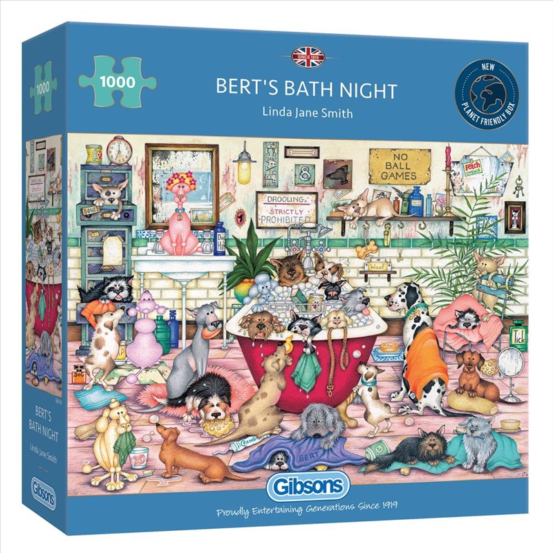 Berts Bath Night 1000pc Puzzle