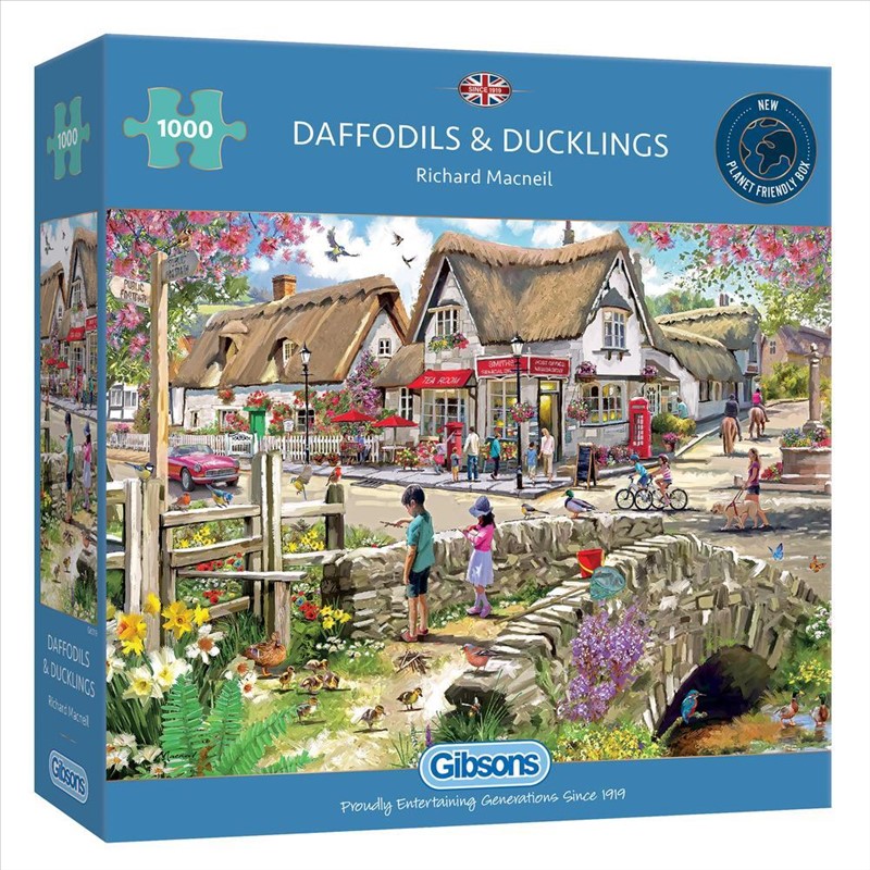 Daffodils and Ducklings 1000pc Puzzle