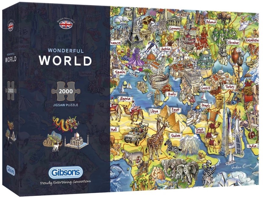 Jigsaw Puzzle Wonderful World 2000 Piece