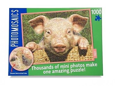 PHOTOMOSAICS PIGLET 1000 PCE PUZZLE (Jigsaw)