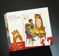 Floor Puzzle Tiger Who Camo to Tea 24 (Jigsaw)