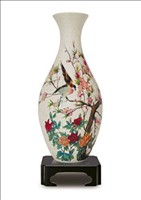 Puzzle 3D Vase Singing Birds and Fragrant Flowers (Jigsaw)