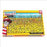 Where's Wally Junior (on the beach)