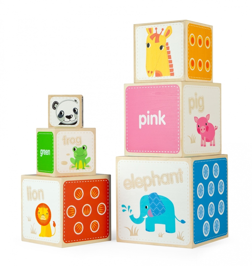 Animal Stacking Cubes (Tidlo)