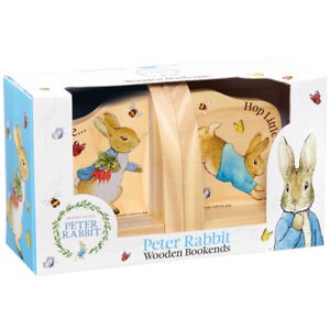 Beatrix Potter Wood Bookends