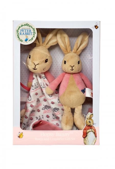 Flopsy Rattle and Blanket Gift set