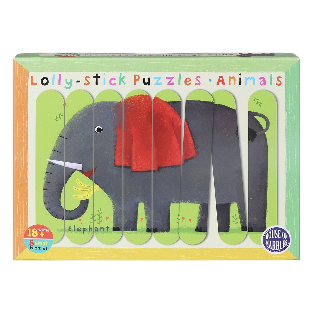 Lolly Stick Puzzle Animals (Jigsaw)