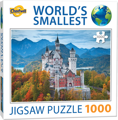 World's Smallest Puzzle Neuschwanstein 1000Pcs (Jigsaw)