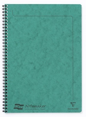 Notepad A4 120pg 90g Europa Green