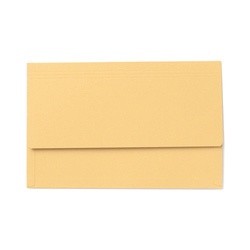 Document Wallet Yellow/ Buff DW250 Exacompta