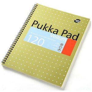 Pukka Pad A4 Spiral Vellum 120pg