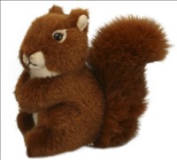 Plush Squirrel Medium Keycraft