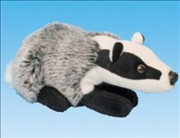 Plush Badger Medium Keycraft