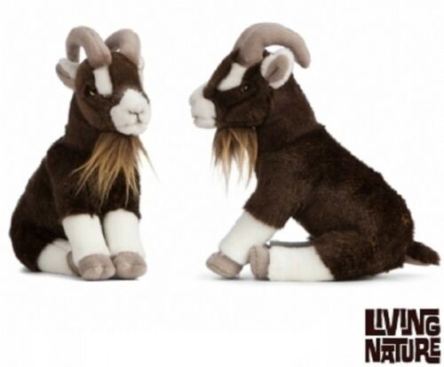 Plush Brown Goat sitting