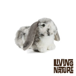 [5037832315960] Plush Lop Eared Rabbit Grey