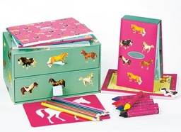 [5051237048032] Book Drawer Box Horses