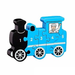 [5060053229709] Train 1-5 Natural Wood Jigsaw Lanka Kade