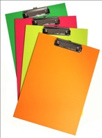 [5391524577310] Clipboard A4 Neon Assorted Colours CB-7310 Supreme