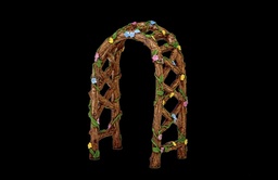 [5391525542911] Flower Arch Fairy Door