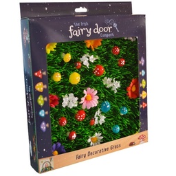 [5391525543703] Garden Grass Patch Fairy Door