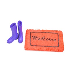 [5391525544939] Welcome Mat + Boots Pack Fairy Door