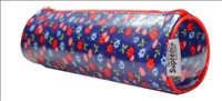 [5391528797592] Pencil Case Flowers Round Blue PC-7592 Supreme