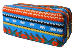 [5391530582148] Pencil Case Aztec Double PC-2144 Supreme