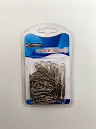 [5391537226380] Paper Clips Silver 33mm