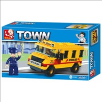 [6938242939083] Town School Bus Sluban