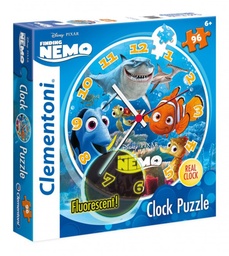 [8005125230228] Finding Nemo Clock Puzzle Fluorescent (Jigsaw)