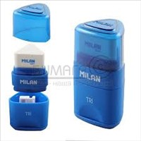 [8411574032526] Eraser and Sharpner Tri Milan