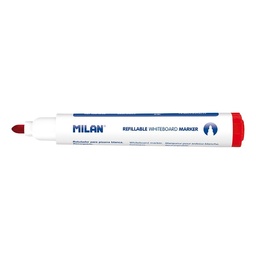 [8411574071358] Whiteboard Marker Red Refillable Milan