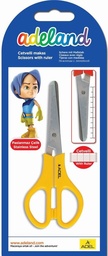 [8690826101498] Scissors With Ruler Adeland