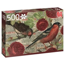 [8710126183984] Puzzle Birds Love Flowers 500pcs (Jigsaw)