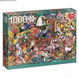 [8710126185681] Puzzle Birds1000pcs (Jigsaw)