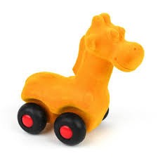 [8904001200211] Aniwheelies Giraffe-Yellow