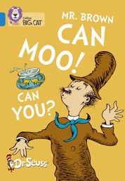 [9780008320843] Big Cat Blue Dr Seuss - Mr Brown Can Moo! Can You?