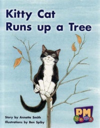 [9780170124423] Kitty Cat runs up a Tree PM Gems Yellow