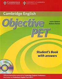 [9780521732666] Objective PET Students Book with Answers with CD