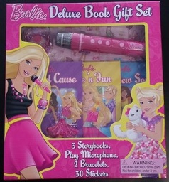 [9780794427306] Barbie Deluxe Book Gift Set and Microphone