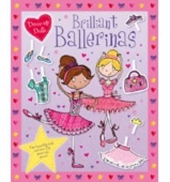 [9780857343468] Brilliant Ballerinas Dress Up Dolls Book