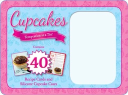 [9780857805164] Cupcakes Temptation in a Tin Receipe Cards and Silicone Cases