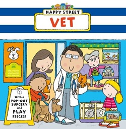 [9781405275187] Happy Street Vet (Pop and Play)