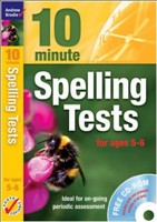 [9781408110621] Ten Minute Spelling Tests for ages 5 - 6g53