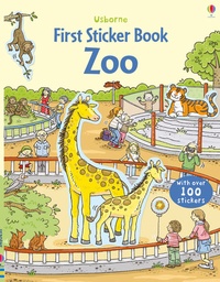 [9781409523130] First Sticker Book Zoo (Usborne)