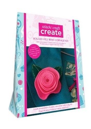 [9781446304136] Felt Rose Corsage Kit