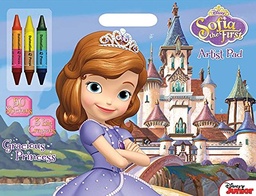 [9781453012017] Artist Pad Sofia the First Colouring Book